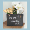 Ardoise déco C'est pas Versailles ici!
