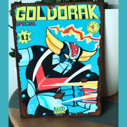 Plaque Décoration Goldorak
