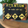 Plaque humour Chambre Ado