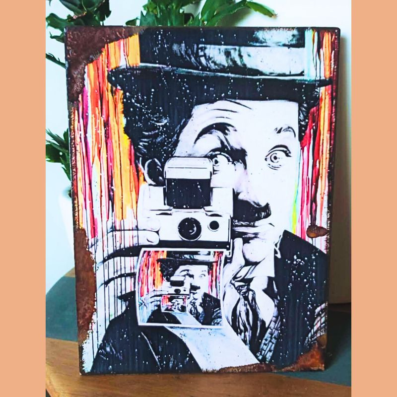 Plaque Décoration Charlie Chaplin