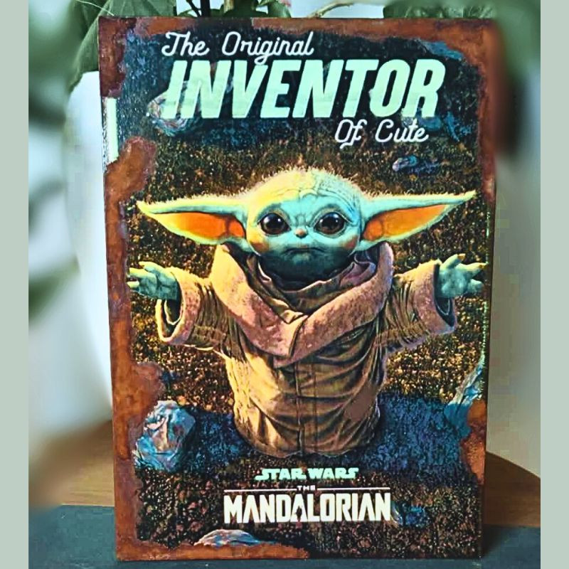 Plaque Décoration Petit Yoda