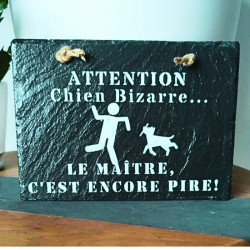Ardoise déco Chien et...