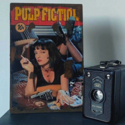 Plaque Retro Vintage Pulp...