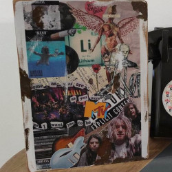 Plaque Retro Vintage Nirvana