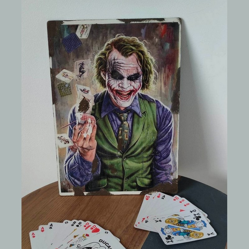 Plaque Retro Le Joker