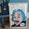 Plaque fun Albert Einstein