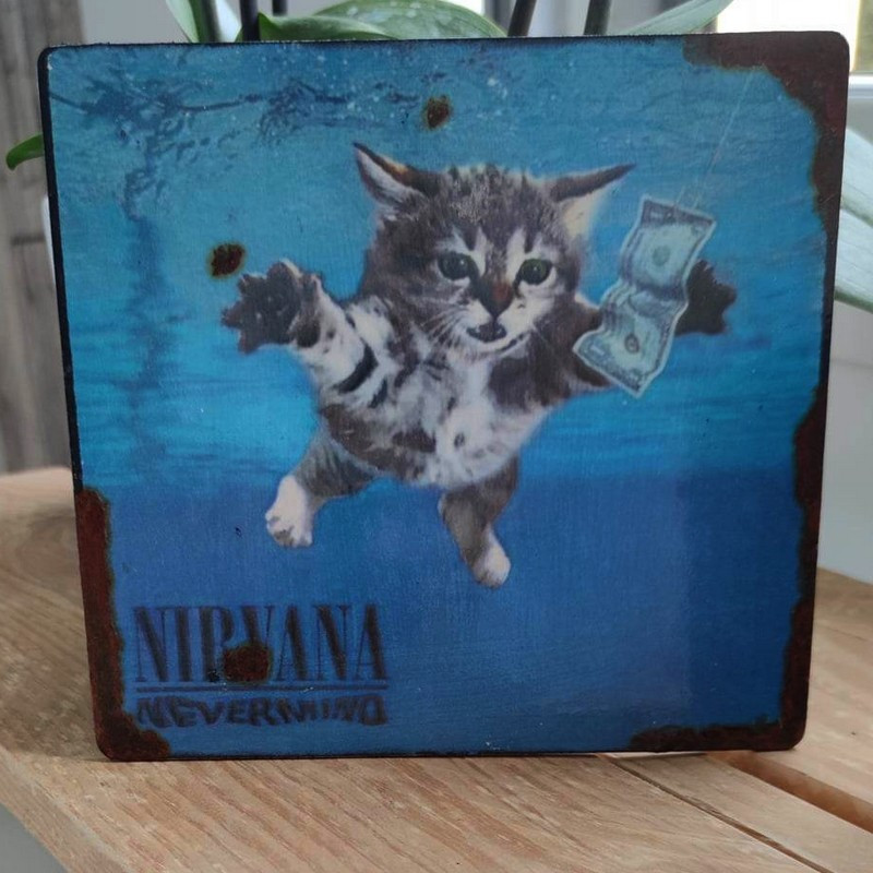 Plaque Nirvana Chatons