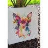 Plaque Chihuahua Color
