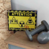 Plaque Attention chambre Jeune