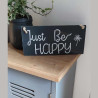 Plaque Just Be Happy