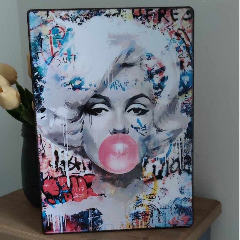 Plaque Déco Marilyn Monroe