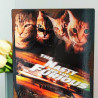Plaque déco Chat Fast and Furious
