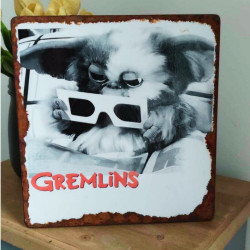 Plaque Déco Guizmo Lunettes 3D