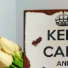 Plaque Keep Calm and Be Cool Chat