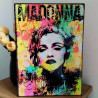 Plaque Déco fun Colorée Madonna