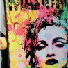Plaque Déco fun Colorée Madonna