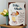 Plaque Recette Pina Colada