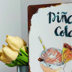 Plaque Recette Pina Colada