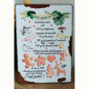 Plaque Déco Recette Petits sablés de Noël