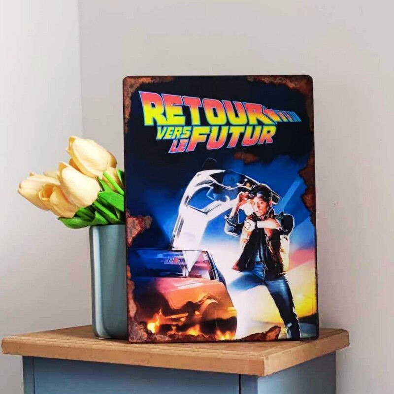 Plaque Déco Retour vers le Futur