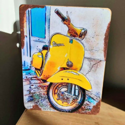 Plaque Déco Simpson Scooter...