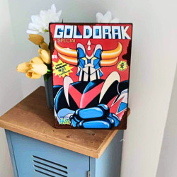 Plaque décoration Goldorak