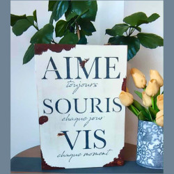 Plaque décoration Aime,...